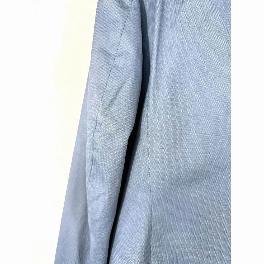 J. Crew Factory Thompson Blazer Sport Coat Blue Cotton Blend Men's 42R